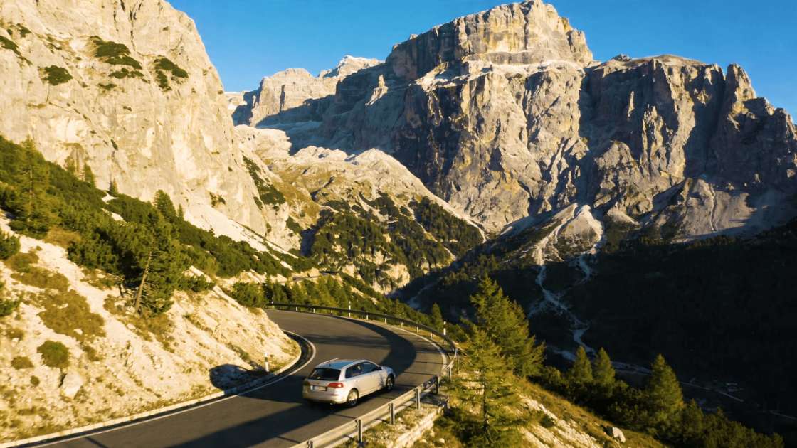 Доломитовые Альпы на машине: лучший маршрут и точки остановок
